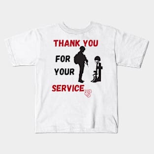 Thank You For Your Service Kids T-Shirt